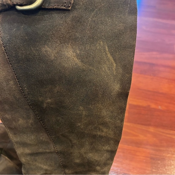 Born Brown Heeled Boots with Suede Texture - Picture 8 of 8